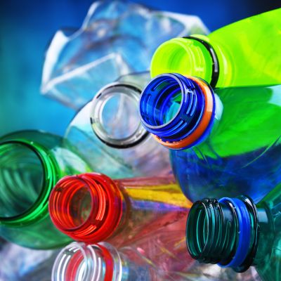 Empty,Colored,Carbonated,Drink,Bottles.,Plastic,Waste